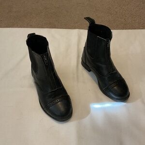 Riding Sport Zip Paddock Boots Black Kids 13